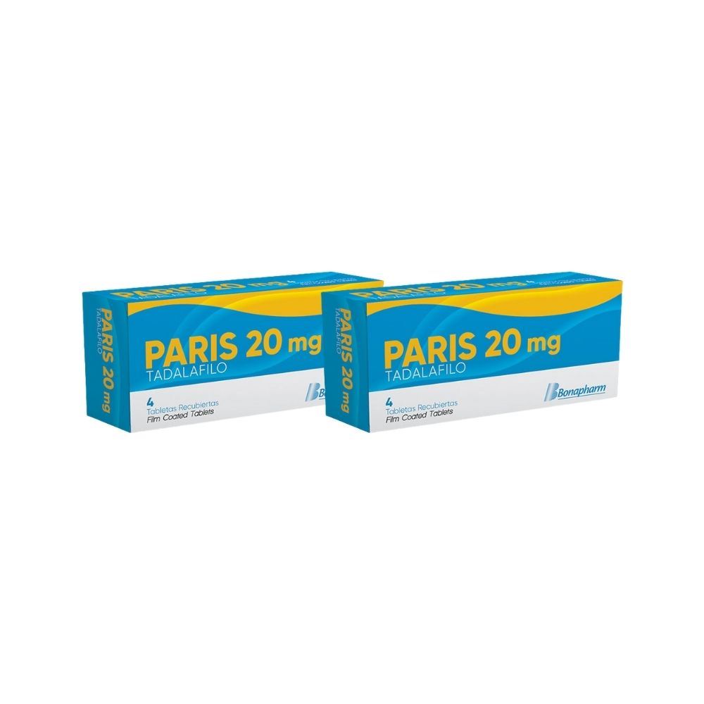 Pack Paris Tadalafilo 20 Mg 2 Und